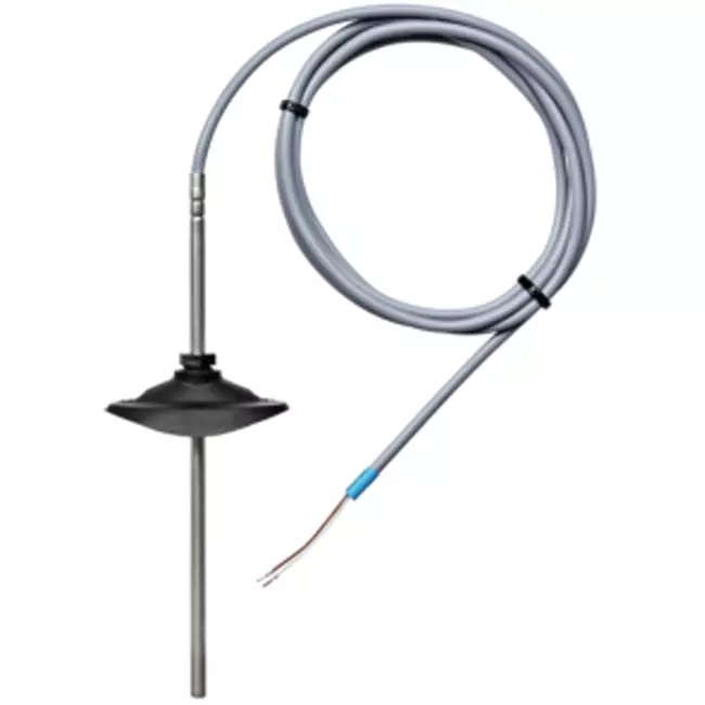 Belimo kabeltemperaturføler PT1000 200x6 mm - 2 meter med monteringsflange - 01CT-1BPF