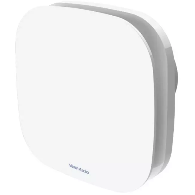 Supra Design badeværelsesventilator - Med forsinkelsestimer og fugtighedssensor - Vent Axia - Ø 125 mm - 125HT