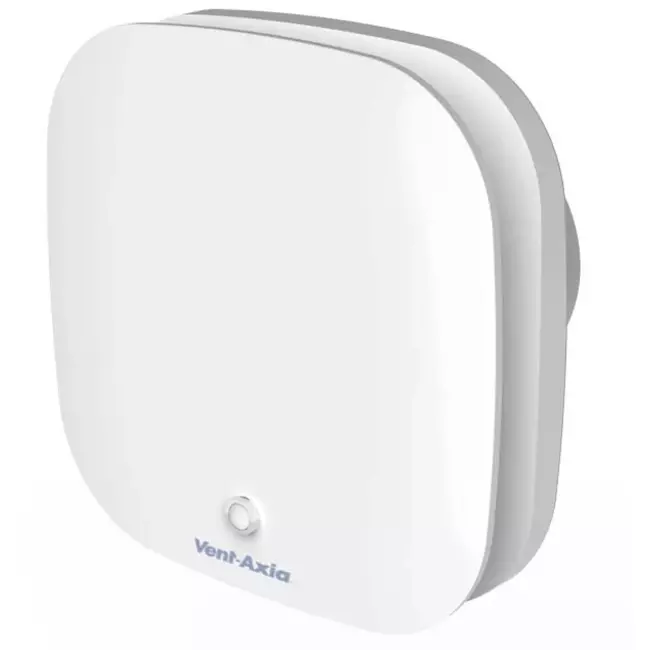 Vent Axia Supra Design badeværelsesventilator – med justerbar timer og bevægelsessensor – Vent Axia – Ø 100 mm – 100TM