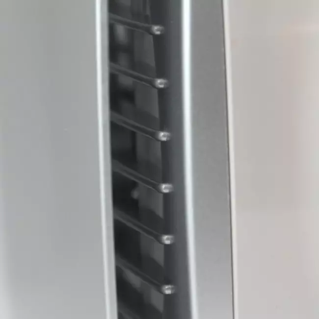 Badeværelsesventilator Ø 100 mm sølv – design EET100S