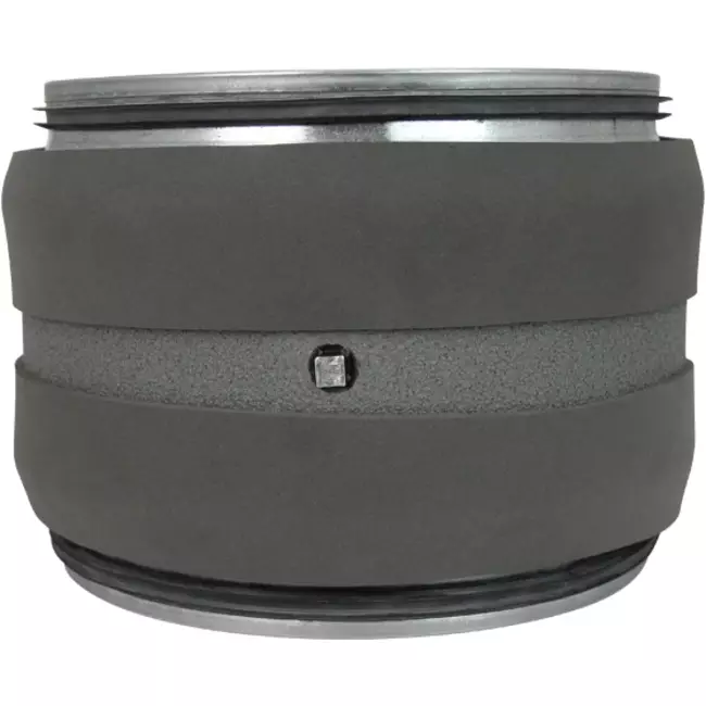 Thermoduct 9 mm håndbetjent reguleringsventil diameter 200 mm isoleret