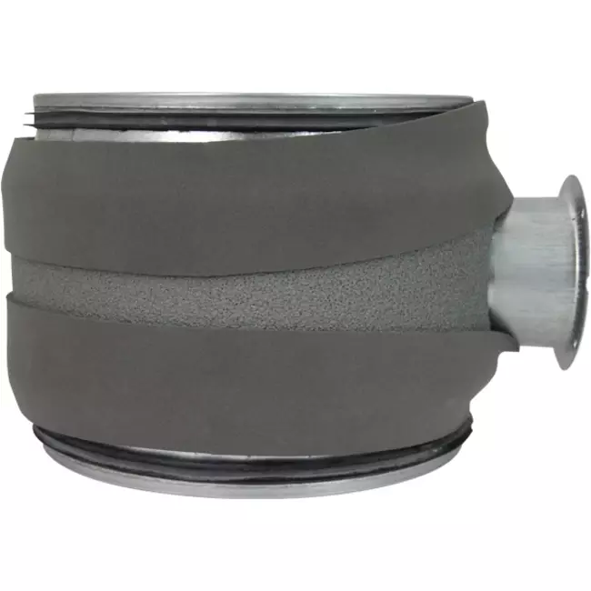 Thermoduct 9 mm håndbetjent reguleringsventil diameter 200 mm isoleret