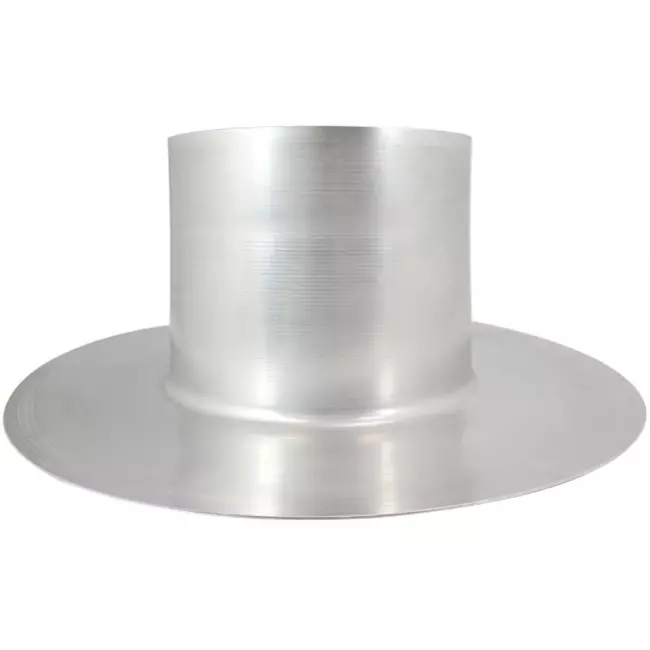 Aluminiumstagplade til termoduktisoleret ventilationshætte 125 mm
