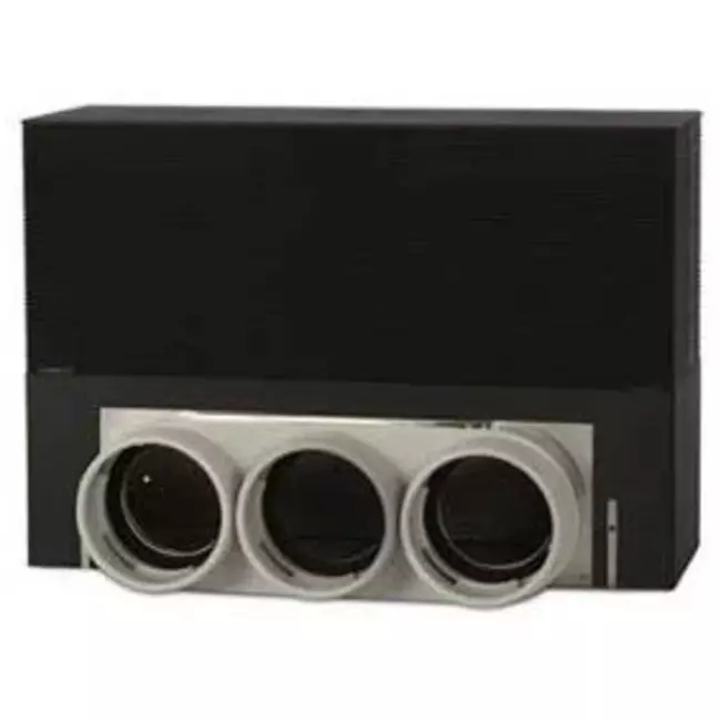 Vent-Axia Uniflexplus gulvkollektor 3 x Ø69mm inkl. 2 x tætningsdæksler Ø69mm