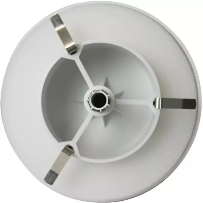 Zehnder-udsugningsventil plastik 125mm hvid indpakket - STK 1 100/125
