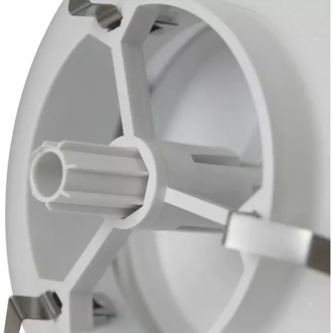Zehnder-udsugningsventil plastik 125mm hvid indpakket - STK 1 100/125