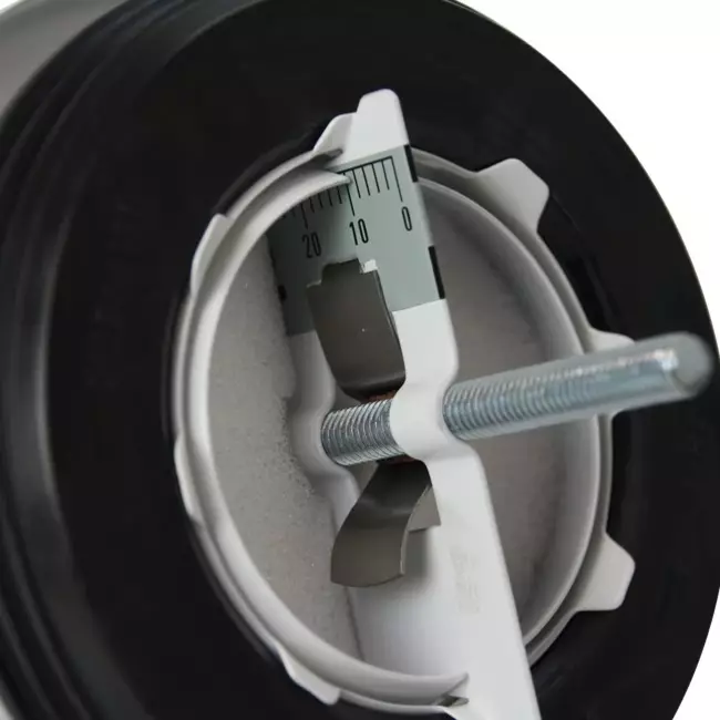 Zehnder-udsugningsventil metal 125mm hvid - STB 1-125