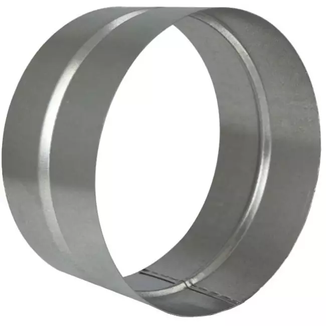Samlestykke med muffe til spiralmuffe Ø100 mm