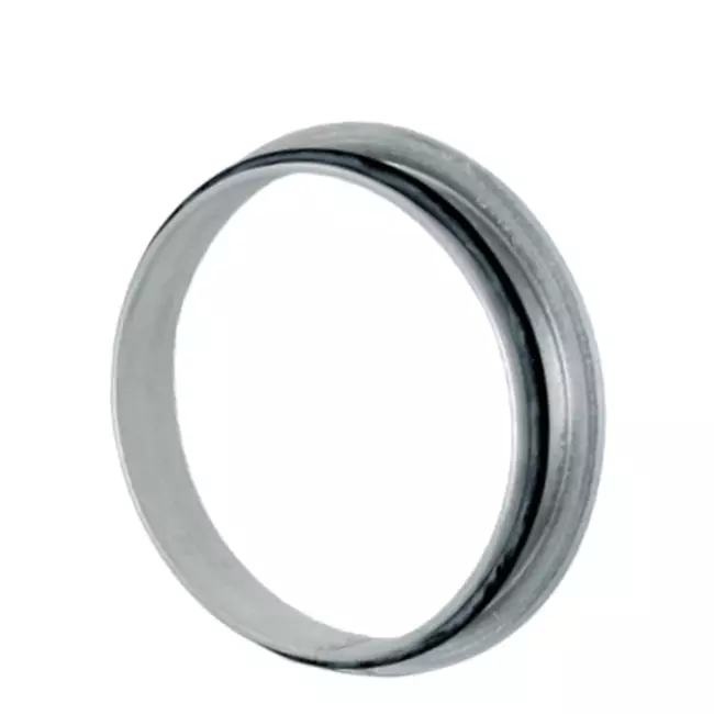 Flad muffe Ø80 mm (90°) – galvaniseret