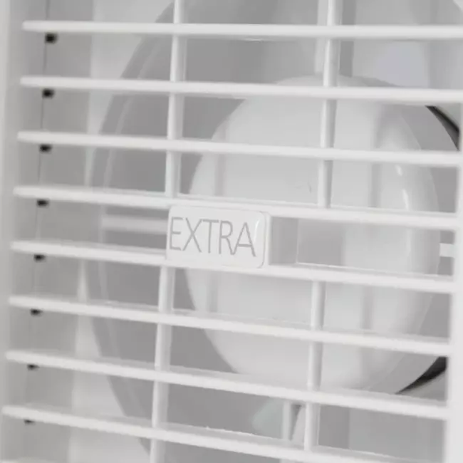 Badeværelsesventilator Ø 120 mm hvid – luksus X120