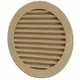 Rist med ventilationsblade diameter 100 mm beige - VR100Y
