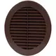 Rist med ventilationsblade diameter 150 mm brun - VR150B