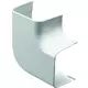 Climaplus airconditionkanal Vinkel med flad bøjning 125 x 75 mm RAL 9010 HVID