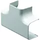 Climaplus luftkonditioneringskanal T-stykke til kanal 90x65mm RAL 9010 HVID