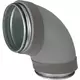Thermoduct isoleret albue 90 grader diameter 315 mm