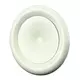 ventilationstilførselsventil metal Ø 80 mm RAL 9010 RAL 9010h fjederclips - DVSC-P080