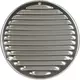 Ventilationsrist i metal, rund Ø 200 mm rustfri stål – MR200i