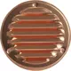 Ventilationsrist i metal rund 100 mm kobber – MR100Cu