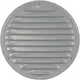 Ventilationsrist i metal rund Ø160 mm grå - MR160P