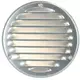 Ventilationsrist i metal rund Ø 160mm zink