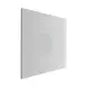 Perforeret 600 x 600 loftdiffusor til udsugning - uisoleret trykfordelingsboks med 125 mm tilslutning på siden - blandet farve RAL 9010