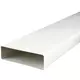 Rektangulært ventilationsrør i plast, 220 x 55 m L=1 meter - K25-1