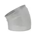 Spiro-bøjning 250 mm 30 grader (sendz. zinkbelagt) RAL7035