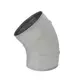Spiro-bøjning 315 mm 45 grader (sendz. zinkbelagt) RAL7035