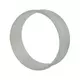 Spiro-forbindelsesstykke til rør 80 mm (sendz. forzinket) RAL7035