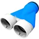 UniflexPlus-entilationsventilmanifold 2x Ø90 mm med samlestykke Ø 125 mm