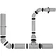 Isoleret T-stykke EPS diameter 200 mm