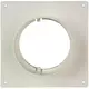 Rund vægplade i plast, diameter: 150 mm AFS150
