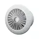 Rund badeværelsesventilator i hvid – Ø 120 mm – aRid 120 BB