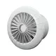 Rund badeværelsesventilator i hvid – fugtsensor og timer – Ø 120 mm – aRid 120 BB HS