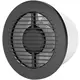Rund badeværelsesventilator Ø 125 mm antracit – basic EA125A