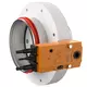 Brandspjæld rund kompakt 630 mm servomotor 24V - E-FDC DD M24 D630