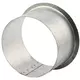 Galvaniseret ring med diameter 180 mm og højde 110 mm.
