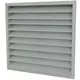 Udvendigt gitter af galvaniseret stål 500x500