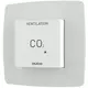 Duco CO2 rumsensor uden styring RF/Kabel hvid