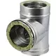 DW-diameter 150 mm (150/200) T-stykke T90 I316L/I304 (D0,5/0,6)