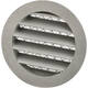 Vægdiffusor 160 mm udeluft aluminium - EL-A-RLP160