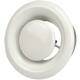 Ventilationsudblæsningsventil 200 mm metal - E-DVS200 RAL9010