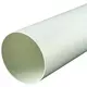 Rundt ventilationsrør i plast 100 mm - 0,5 meter A100-0,5