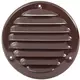 Ventilationsrist i metal rund 100 mm brun – MR100B – RAL8016
