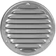 Ventilationsrist i metal rund 100 mm grå – MR100P - RAL9006