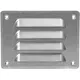 Ventilationsrist i metal, rektangulær 140x105 mm zink – MR14105Zn