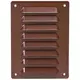 Ventilationsrist i metal, rektangulær 140x190 mm brun – MR1419B