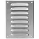 Ventilationsrist i metal, rektangulær 140x190 mm zink – MR1419Zn