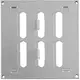Justerbar lineære diffuser i metal 150x150 galvaniseret - MR1515RZn