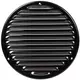 Ventilationsrist i metal rund Ø200 mm sort - MR200M